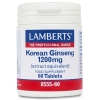 Korean Ginseng 1,200mg - 60 Capsules - Lamberts