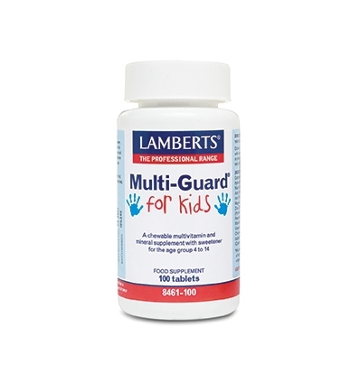 Multi Guard for Kids (Multi Children 4-14 years) (was Playfair™) - 100 Chewable Tablets - Lamberts