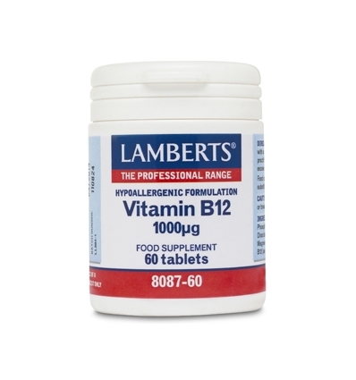 Vitamin B12 1,000µg (CyanoCobalamin) - 60 Tablets - Lamberts