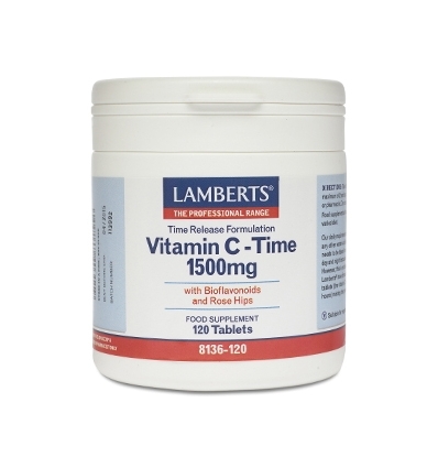 Vitamin C 1,500mg - 120 Time Release Tablets - Lamberts