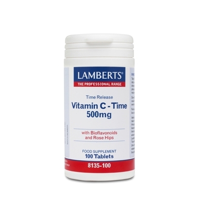 Vitamin C 500mg - 100 Time Release Tablets - Lamberts