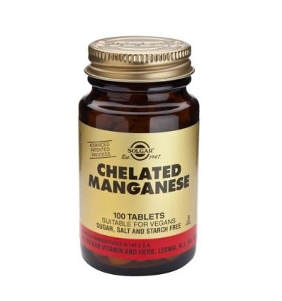 Chelated Manganese - 100 Tablets - Solgar