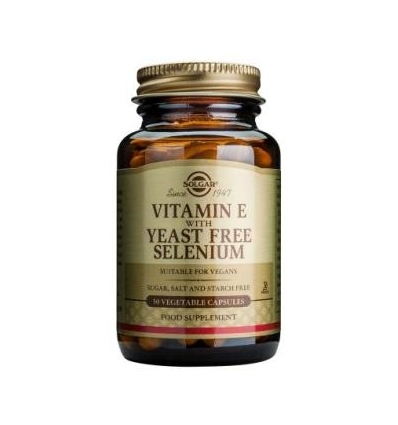 Vitamin E with Yeast Free Selenium - Solgar