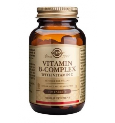 Vitamin B Complex with Vitamin C Tablets - Solgar