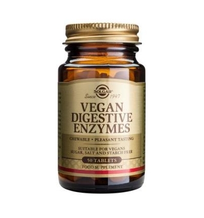 Digestive Enzymes (Vegan) - Chewable Tablets - Solgar