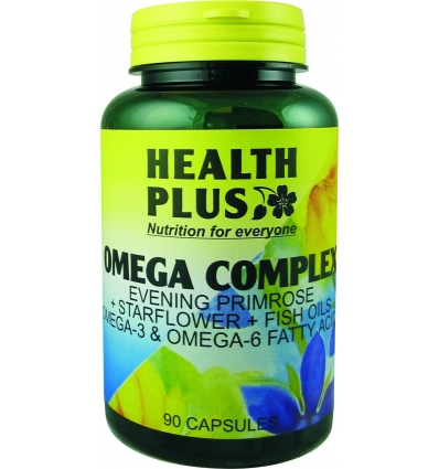 Omega Complex (Omega 3 & 6) - 90 Capsules - Health Plus
