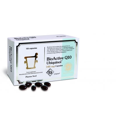 BioActive Q10 Ubiquinol® 100mg - 150 Capsules - Pharma Nord