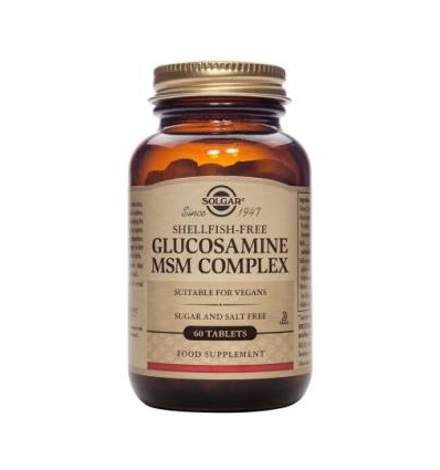 Glucosamine MSM Complex (Shellfish free) - 60 Tablets - Solgar