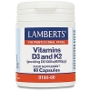 Vitamins D3 and K2 - 60 Capsules - Lamberts
