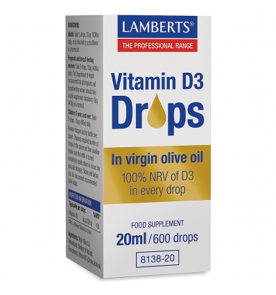 Vitamin D3 Drops - 20ml - Lamberts