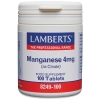 Manganese 5mg (as Citrate) - 100 Tablets - Lamberts