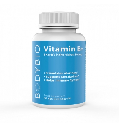 B Vitamins High Dose (B Complex) - 90 Capsules - BodyBio