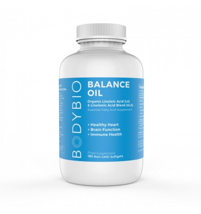 BodyBio Balance Oil (4:1 Ratio Omega 6-3+9) - 180 Capsules - BodyBio