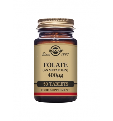 Folate (as Metafolin) - 50 Tablets - Solgar
