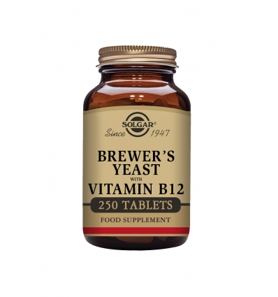 Brewer's Yeast with Vitamin B12 Tablets - Pack of 250 - Solgar