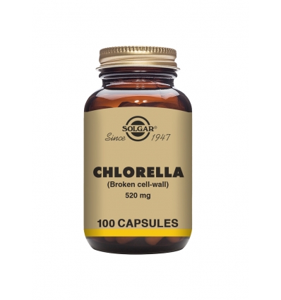 Chlorella 520 mg Vegetable Capsules - Pack of 100
