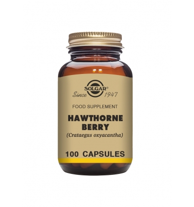 Hawthorne Berry Vegetable Capsules - Pack of 100 - Solgar