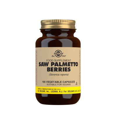 Saw Palmetto Berries - 100 Vegetable Capsules - Solgar