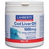 Cod Liver Oil 1,000mg - 180 Capsules - Lamberts