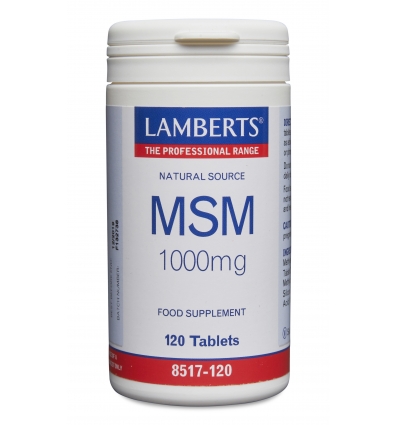 MSM 1,000mg - 120 Tablets - Lamberts