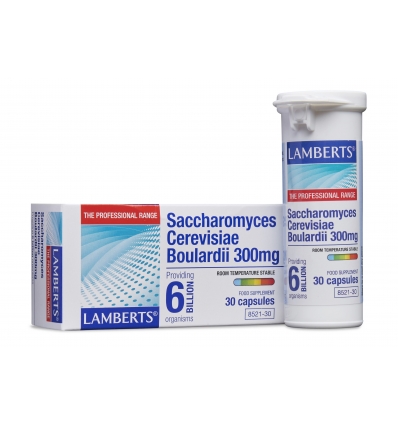 Saccharomyces Cerevisiae Boulardii 300mg - 30 Capsules - Lamberts
