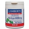 Ginkgo 6000mg Extra High Strength - 60 Tablets - Lamberts