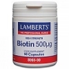 Biotin 500mcg - 90 Capsules - Lamberts