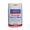 Chewable Calcium 400mg - 60 Tablets - Lamberts