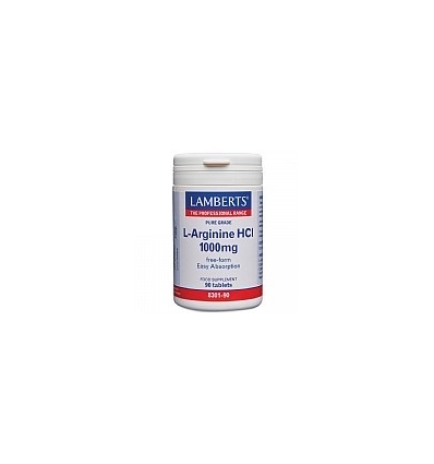 L- Arginine HCI 1,000mg - 90 Tablets - Lamberts