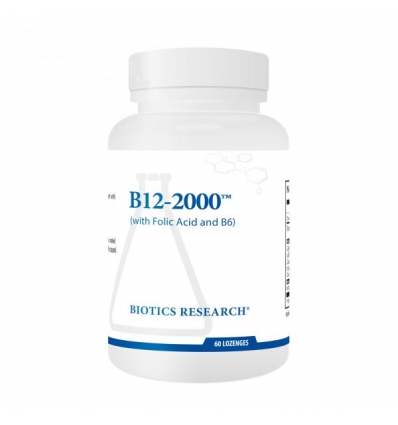 B12 -2000™ (Vitamin B12) - 60 Lozenges- Biotics® Research