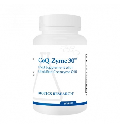 CoQ-Zyme 30™ (Emulsified - 30mg) - 60 Tablets - Biotics® Research