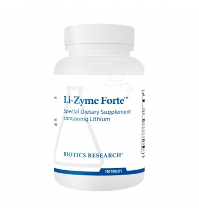 Li-Zyme Forte™ (Lithium) - 100 Tablets - Biotics® Research