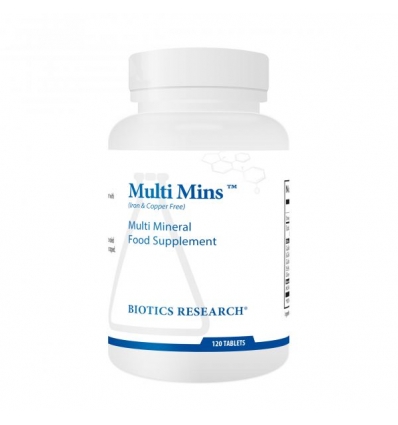 **out of stock**Multi-Mins™ (Iron/Copper Free) - 120 Tablets - Biotics® Research