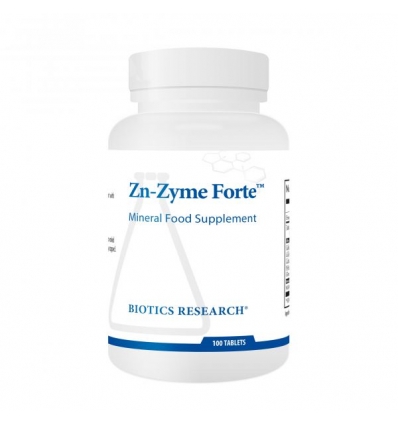 Zn-Zyme Forte™ (Zinc) - 100 Tablets - Biotics® Research