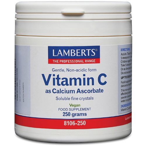Vitamin C as Calcium Ascorbate Powder - 250gms - Lamberts