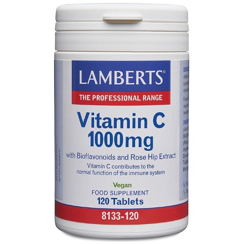Vitamin C 1,000mg with Bioflavonoids and Rose Hips - 120 - Tablets - Lamberts®