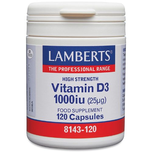 Vitamin D3 1000iu -120 Capsules - Lamberts
