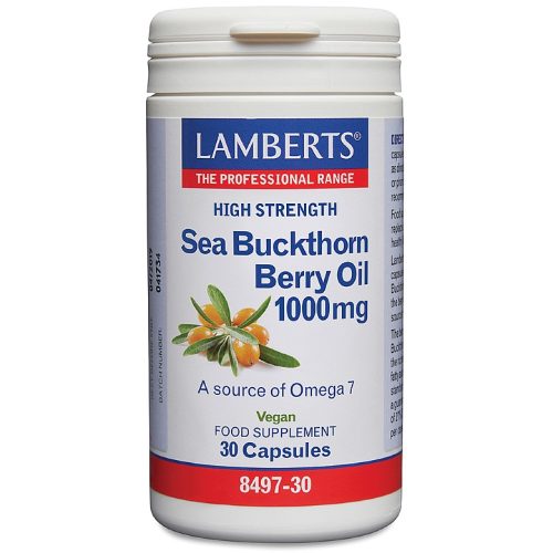 Sea Buckthorn Berry Oil 1000mg (Omega 7) - 30 Capsules - Lamberts®