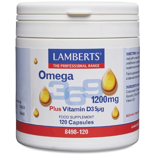 Omega 3,6,9 1200mg - 120 Capsules - Lamberts®