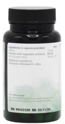 High Strength Iron Bisglycinate - 60 Capsules - G&G - Image 2